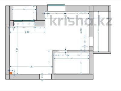 1-комнатная квартира · 35 м² · 4 этаж, Назарбаева 95 за 13.7 млн 〒 в Кокшетау