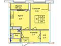 1-комнатная квартира · 39.5 м² · 2/9 этаж, Момышулы-Тлеулина за 7.5 млн ₸ в Кокшетау