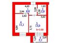 1-бөлмелі пәтер · 39 м², Жумекен Нажимеденов 38 — Улы дала, бағасы: 17.5 млн ₸ в Астане, Нура р-н
