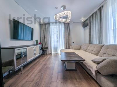 3-бөлмелі пәтер · 91 м² · 5/12 қабат, Ғажаип 5/4 — Монке би, бағасы: 85 млн ₸ в Алматы, Алатауский р-н
