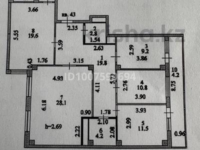 4-бөлмелі пәтер · 115 м² · 8/12 қабат, Максут Нарикбаев 6а, бағасы: 53 млн ₸ в Астане, Есильский р-н