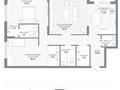 3-комнатная квартира · 120.6 м² · 3/4 этаж, Е-810 — БЕЗ КОМИССИЙ ВЫБОР ЭТАЖА за ~ 97.4 млн ₸ в Астане — фото 7