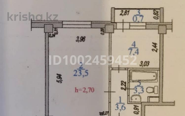 1-комнатная квартира · 38.5 м² · 4/5 этаж, Северное кольцо 92/4 за 25 млн ₸ в Алматы, Алатауский р-н — фото 2
