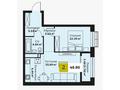 2-бөлмелі пәтер · 48.86 м² · 5/7 қабат, Қайрат ш/а., Туркестан 115, бағасы: 31.5 млн ₸ в Алматы, Турксибский р-н — фото 15