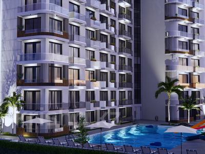 1-комнатная квартира · 45 м² · 7/17 этаж, Газиверен 7 за 51 млн 〒 в Газиверан