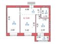 2-комнатная квартира · 55.7 м² · 7/10 этаж, Максут Нарикбаев 22 за 43 млн ₸ в Астане, Нура р-н — фото 14