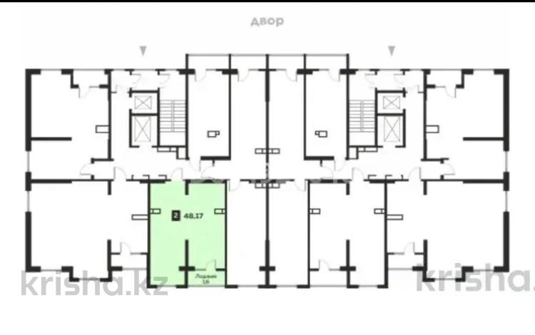 2-бөлмелі пәтер, 49 м², 3/12 қабат, мкр Аккент, Шарипа Омарова 8 блок — Фаризы Онгарсыновой и Рыскулова, бағасы: 22 млн 〒 в Алматы, Алатауский р-н — фото 2