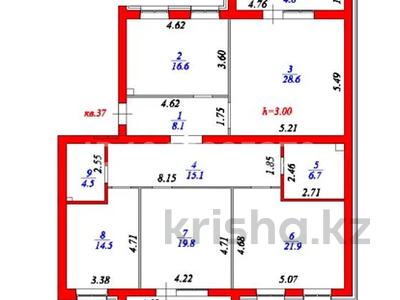 4-комнатная квартира · 143.2 м² · 2/8 этаж, улица А.Бокейхан 29 за 88.8 млн ₸ в Астане, Есильский р-н
