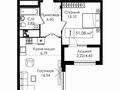 2-комнатная квартира · 50.51 м² · 10/17 этаж, Толе би 20 — Улы Дала за 30.5 млн ₸ в Астане, Нура р-н — фото 8