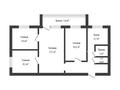 3-бөлмелі пәтер · 61.6 м² · 5/5 қабат, чкалова 4, бағасы: 24.9 млн ₸ в Костанае — фото 2