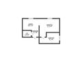 2-комнатная квартира · 42.7 м² · 2/2 этаж, Леонова за 9.7 млн ₸ в Затобольске (Тобыле) — фото 10