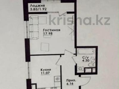 2-бөлмелі пәтер · 45 м² · 6/9 қабат, Жандосова — Cулейменова, бағасы: 40 млн ₸ в Алматы, Ауэзовский р-н