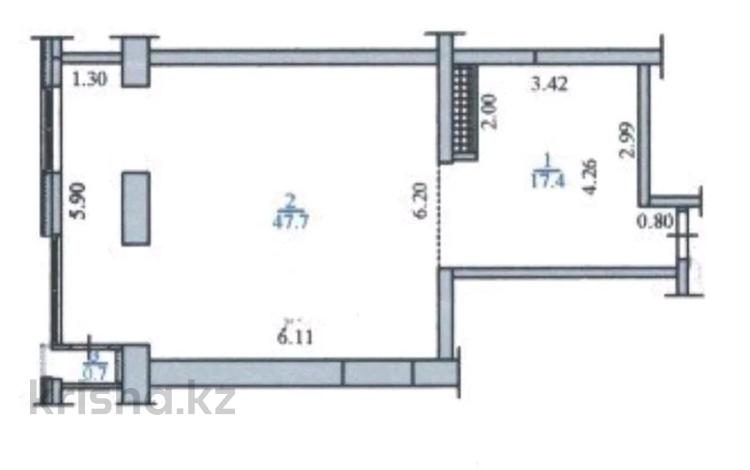 3-комнатная квартира · 78 м² · 5/20 этаж, Гагарина 310 за 55 млн 〒 в Алматы, Бостандыкский р-н — фото 15