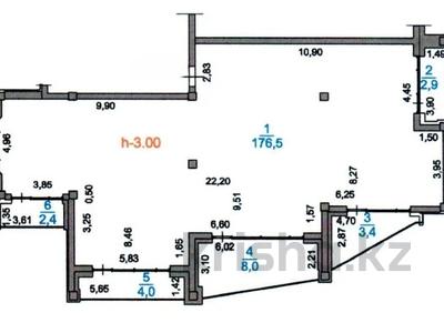 4-комнатная квартира · 197.2 м² · 2/3 этаж, мкр Тау Самал, Оспанова 14 за 335 млн ₸ в Алматы, Медеуский р-н