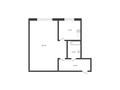 1-бөлмелі пәтер · 32.6 м² · 1/5 қабат, Бектурова 25, бағасы: 13 млн ₸ в Павлодаре — фото 17