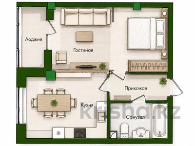1-бөлмелі пәтер · 44 м² · 3/9 қабат, Е-779 32/1, бағасы: 18.9 млн ₸ в Астане, Есильский р-н