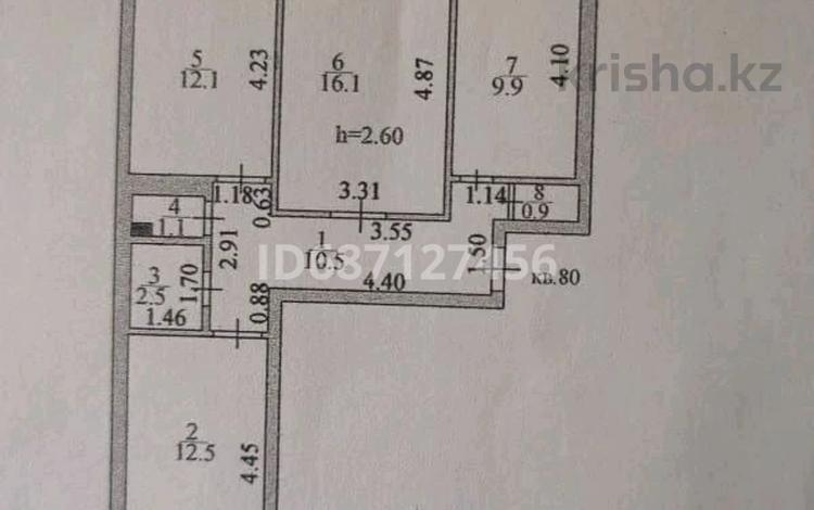 3-комнатная квартира, 68 м², 5/5 этаж, Сатпаева 4 за 26.5 млн 〒 в Астане, Алматы р-н — фото 2