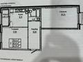 2-бөлмелі пәтер · 64.2 м² · 7/9 қабат, Шаймерден Косшыгулулы 27/1 — Набережная Есиль, бағасы: 31.5 млн ₸ в Астане, Сарыарка р-н — фото 2