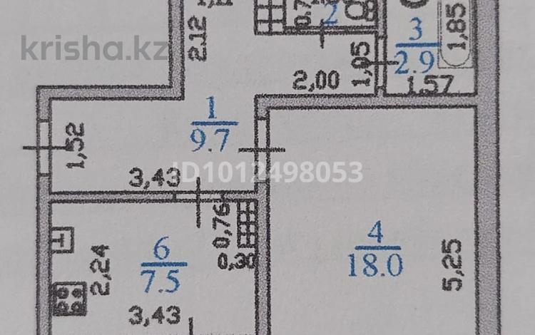1-комнатная квартира · 40.8 м² · 4/5 этаж, мкр Аксай-3 16 — Маргулан-Момышулы за 26 млн ₸ в Алматы, Ауэзовский р-н — фото 2
