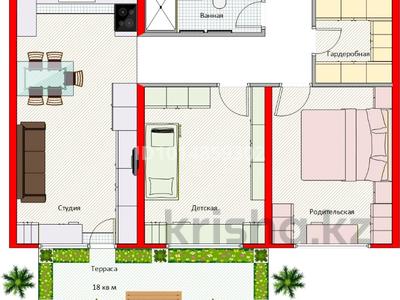 3-комнатная квартира · 87.3 м² · 1/6 этаж, Кайрат микрорайон за 53 млн ₸ в Алматы, Турксибский р-н