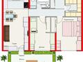 3-комнатная квартира · 87.3 м² · 1/6 этаж, Кайрат микрорайон за 53 млн ₸ в Алматы, Турксибский р-н — фото 5