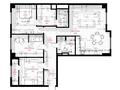 4-комнатная квартира · 130 м² · 10/21 этаж, Калдаякова 3 за 148 млн ₸ в Астане, Алматы р-н — фото 19