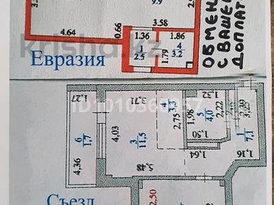 3-бөлмелі пәтер · 80 м² · 10/16 қабат, Майлина — Евразия, бағасы: ~ 50 млн ₸ в Астане, Алматы р-н