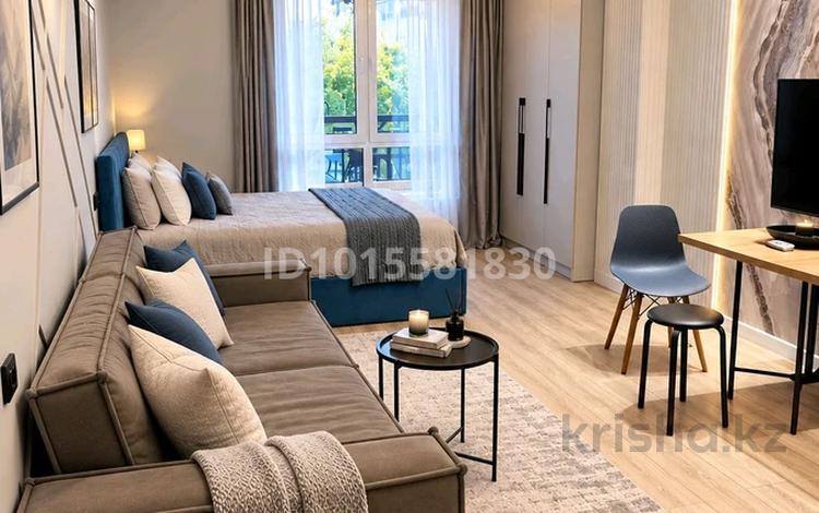 1-комнатная квартира · 40 м² · 3/10 этаж, Кабанбай Батыра 15 за 380 000 ₸ в Алматы, Медеуский р-н — фото 2
