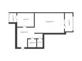 1-бөлмелі пәтер · 44.5 м² · 3/6 қабат, Жабаева 154, бағасы: 17 млн ₸ в Кокшетау — фото 11