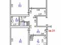 3-комнатная квартира · 74.2 м² · 7/9 этаж, мкр Тастак-3, Розыбакиева 23 — Есена Дуйсенова за 46 млн ₸ в Алматы, Алмалинский р-н — фото 14