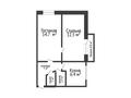 2-бөлмелі пәтер · 45 м² · 3/5 қабат, Г. Каирбекова 409, бағасы: 17.5 млн ₸ в Костанае — фото 12