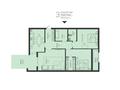 3-комнатная квартира · 105.8 м², улица Сакена Сейфуллина 7/2 за ~ 56.1 млн 〒 в Караганде, Казыбек би р-н — фото 3