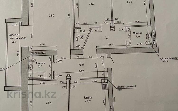 4-бөлмелі пәтер · 140 м² · 8/9 қабат, Алтын орда ш/а., санкибай батыра 40в, бағасы: 52 млн ₸ в Актобе, мкр. Алтын орда — фото 2