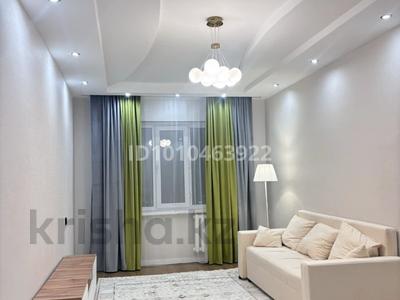 2-комнатная квартира · 60 м² · 23/25 этаж, Абая 92/3 — Ену, набережная , школа 16, 87. за 25 млн 〒 в Астане, р-н Байконур