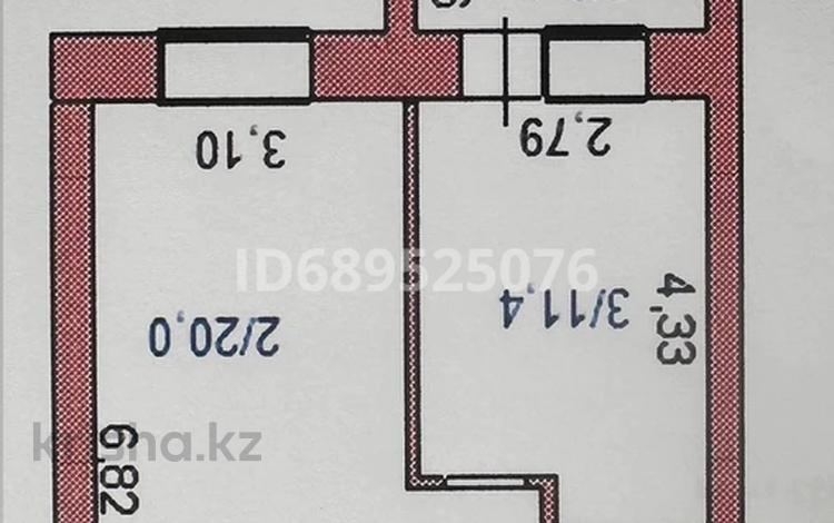 1-комнатная квартира, 41.8 м², 8 этаж, Назарбаева 125 — Косшигулова за ~ 13.4 млн 〒 в Кокшетау — фото 2