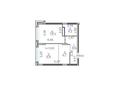 2-комнатная квартира · 42 м² · 4/9 этаж, Е 900 8 за 39 млн ₸ в Астане, Нура р-н