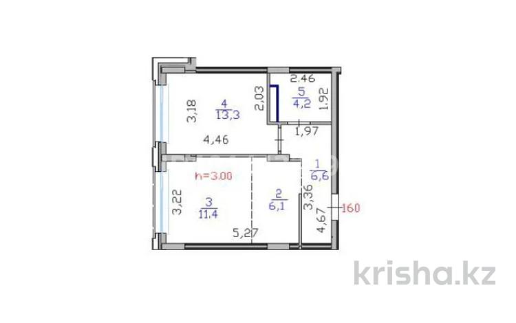 2-комнатная квартира · 42 м² · 4/9 этаж, Е 900 8 за 39 млн ₸ в Астане, Нура р-н — фото 2