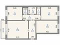 3-бөлмелі пәтер · 66 м² · 2/9 қабат, Юго-Восток ш/а., Республики 30/2, бағасы: 26.5 млн ₸ в Караганде, Казыбек би р-н — фото 2