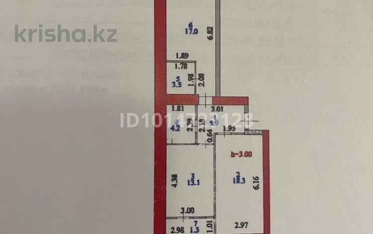 2-бөлмелі пәтер · 63.6 м² · 1/9 қабат, Нажимеденов 28/2, бағасы: 34.5 млн ₸ в Астане, Сарайшык р-н — фото 2
