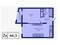 2-бөлмелі пәтер · 46.3 м² · 6/9 қабат, Туран 89/3, бағасы: 24 млн ₸ в Астане, Нура р-н