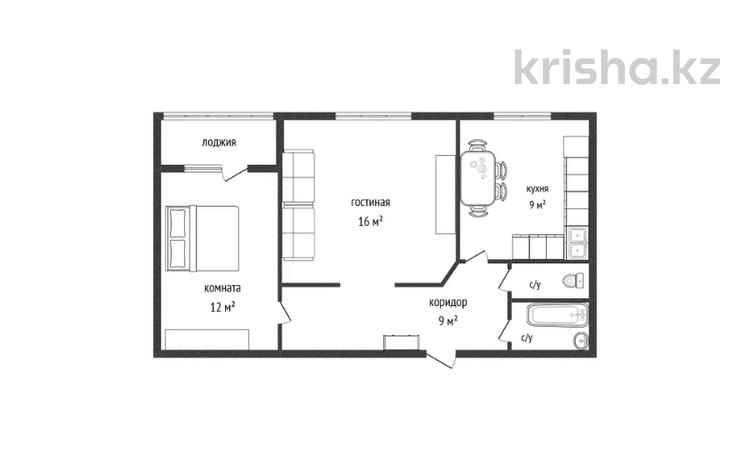 2-комнатная квартира · 52 м² · 4/9 этаж, Сатпаева 14 за 25 млн ₸ в Усть-Каменогорске — фото 2