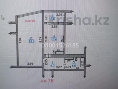 1-комнатная квартира · 64 м² · 16/16 этаж, Жуалы 25 за 27 млн 〒 в Алматы, Наурызбайский р-н