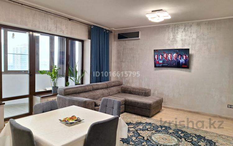 3-комнатная квартира · 105 м² · 12/17 этаж, Айманова 140 — Жарокова-Абая-Айманова-Гагарина за 600 000 ₸ в Алматы, Бостандыкский р-н — фото 2
