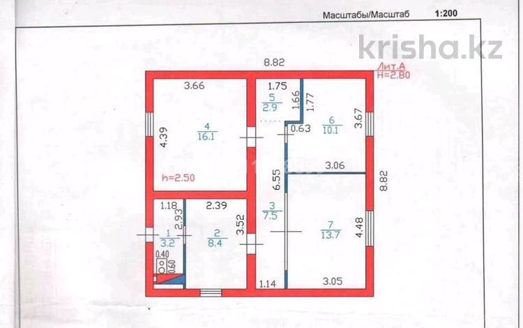 Отдельный дом · 3 комнаты · 75 м² · 8 сот., Куратова 93 — Карбышева куратова за ~ 11.5 млн 〒 в Усть-Каменогорске, Ульбинский — фото 8