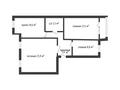 3-бөлмелі пәтер · 80 м² · 5/6 қабат, центральный 55, бағасы: 22 млн ₸ в Кокшетау — фото 14