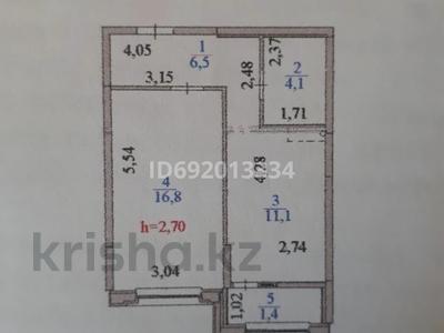 1-комнатная квартира, 40 м², 8/9 этаж, Байтурсынова 2 за 18.5 млн 〒 в Астане, Алматы р-н