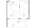 2-бөлмелі пәтер · 80.9 м² · 1/3 қабат, мкр Мирас, Мкр. Мирас 15, бағасы: 134 млн ₸ в Алматы, Бостандыкский р-н — фото 3