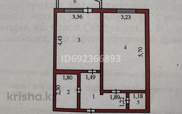 1-бөлмелі пәтер · 46.2 м² · 7/12 қабат, сейфуллина 9/1, бағасы: 26.5 млн ₸ в Астане, Сарыарка р-н — фото 3
