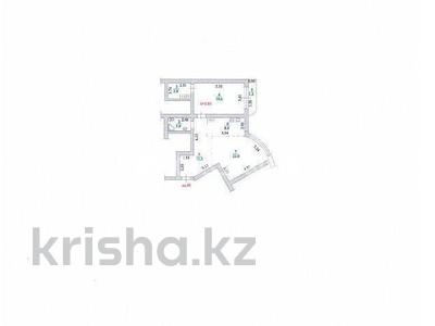 2-комнатная квартира · 71.9 м² · 5/21 этаж, мкр Самал-2, Достык — Снегина за ~ 69.6 млн ₸ в Алматы, Медеуский р-н