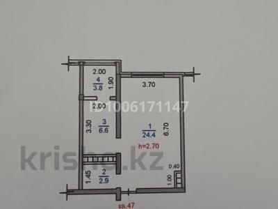 1-бөлмелі пәтер · 37.7 м² · 3/9 қабат, мкр Кокжиек, Жолымбет 65 корп22 кв47 — Кок жиек сити, бағасы: 18.5 млн ₸ в Алматы, Жетысуский р-н